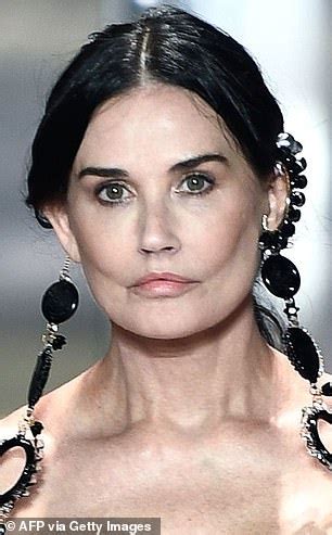 demi moore face fendi|Demi Moore's face appears back to normal in new Fendi show .